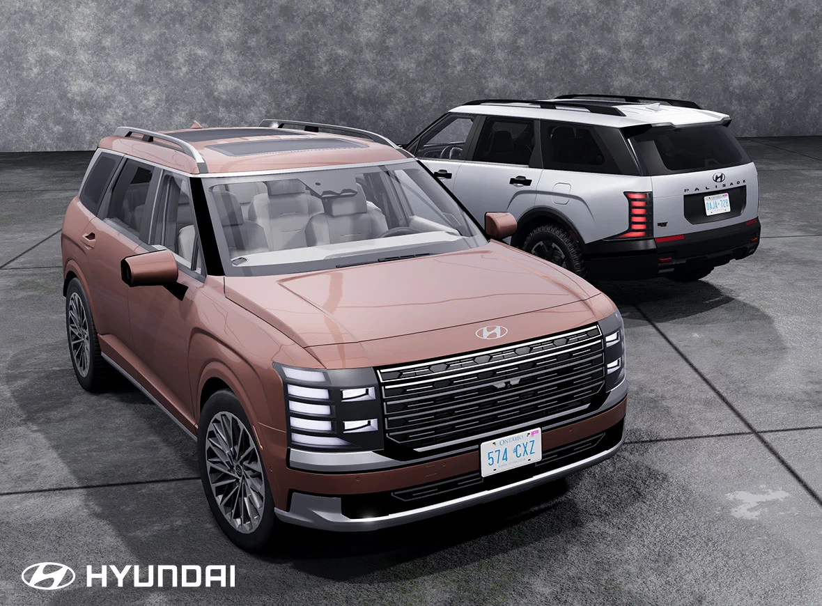 Мод Hyundai Palisade 2026 v1.3.2 (0.38.x) ДЛЯ BEAMNG.DRIVE