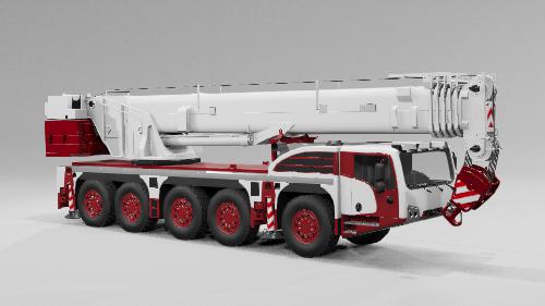 Мод FP Mobile Crane 130t v1.0 (0.38.x) ДЛЯ BEAMNG.DRIVE