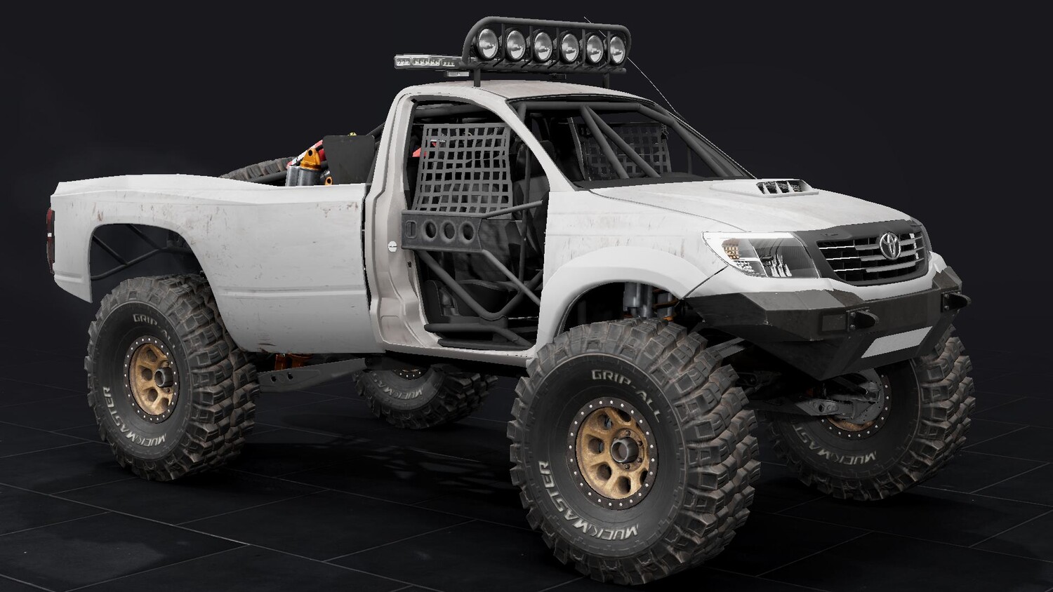 Мод Toyota Hilux v2.1 (0.38.x) ДЛЯ BEAMNG.DRIVE