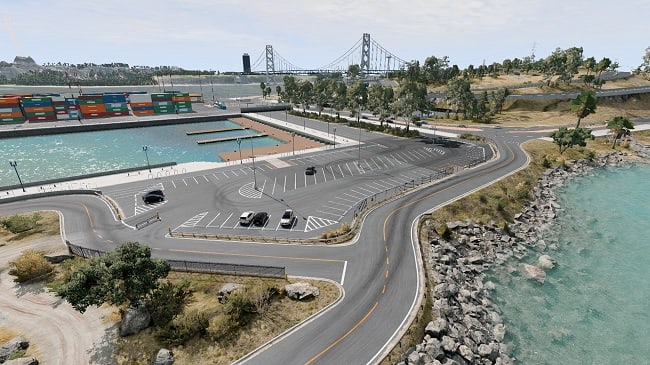 Мод Карта BeamLife Golden Road's v1.4 (0.38.x) ДЛЯ BEAMNG.DRIVE