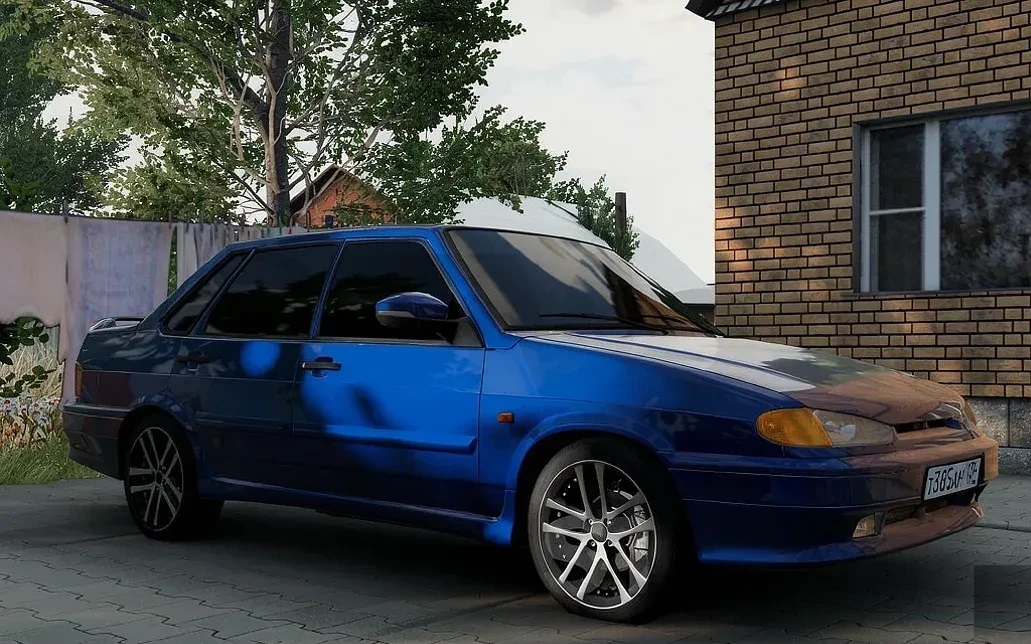 Мод ВАЗ-2115 Переделка v1.0 (0.38.x) ДЛЯ BEAMNG.DRIVE