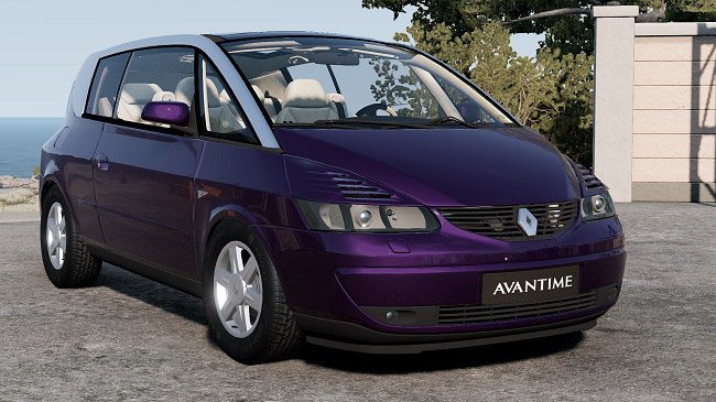 Мод Renault Avantime v3.0.0.0 (0.38.x) ДЛЯ BEAMNG.DRIVE