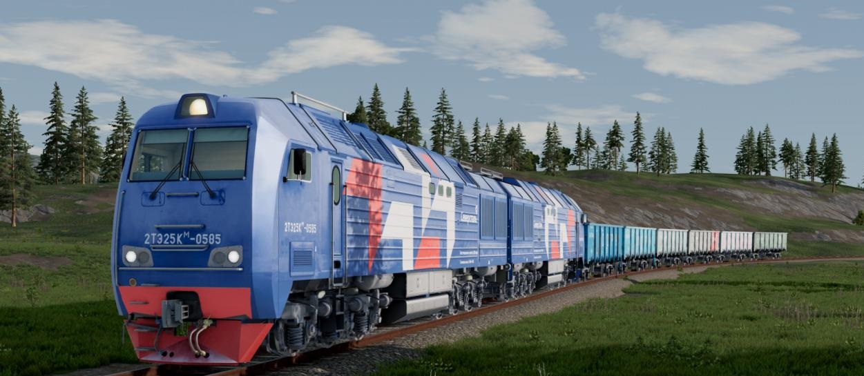 Мод 2ТЭ25Км v1.1 (0.38.x) ДЛЯ BEAMNG.DRIVE