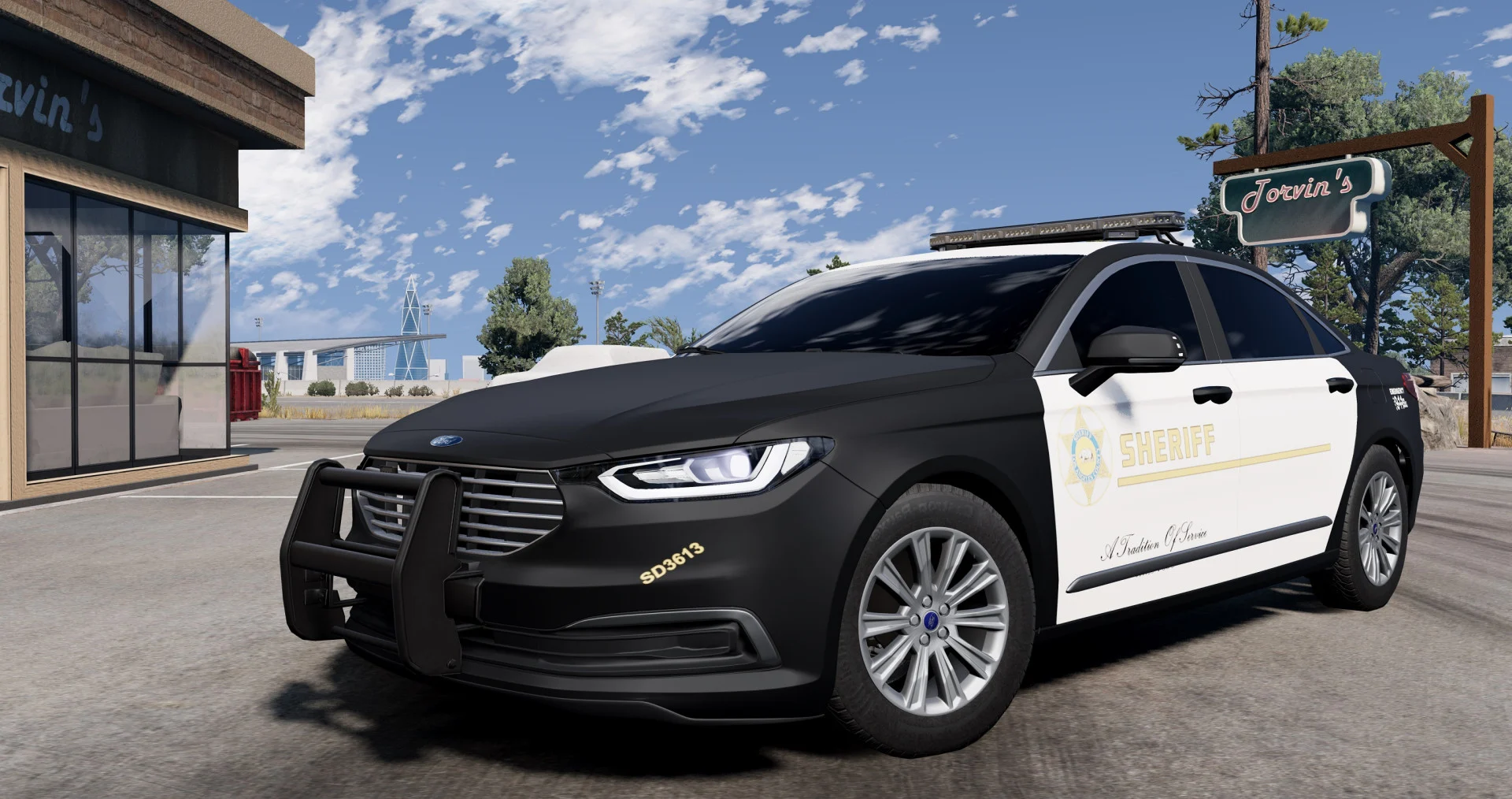 Мод Ford Taurus 2022 v1.0 (0.38.x) ДЛЯ BEAMNG.DRIVE