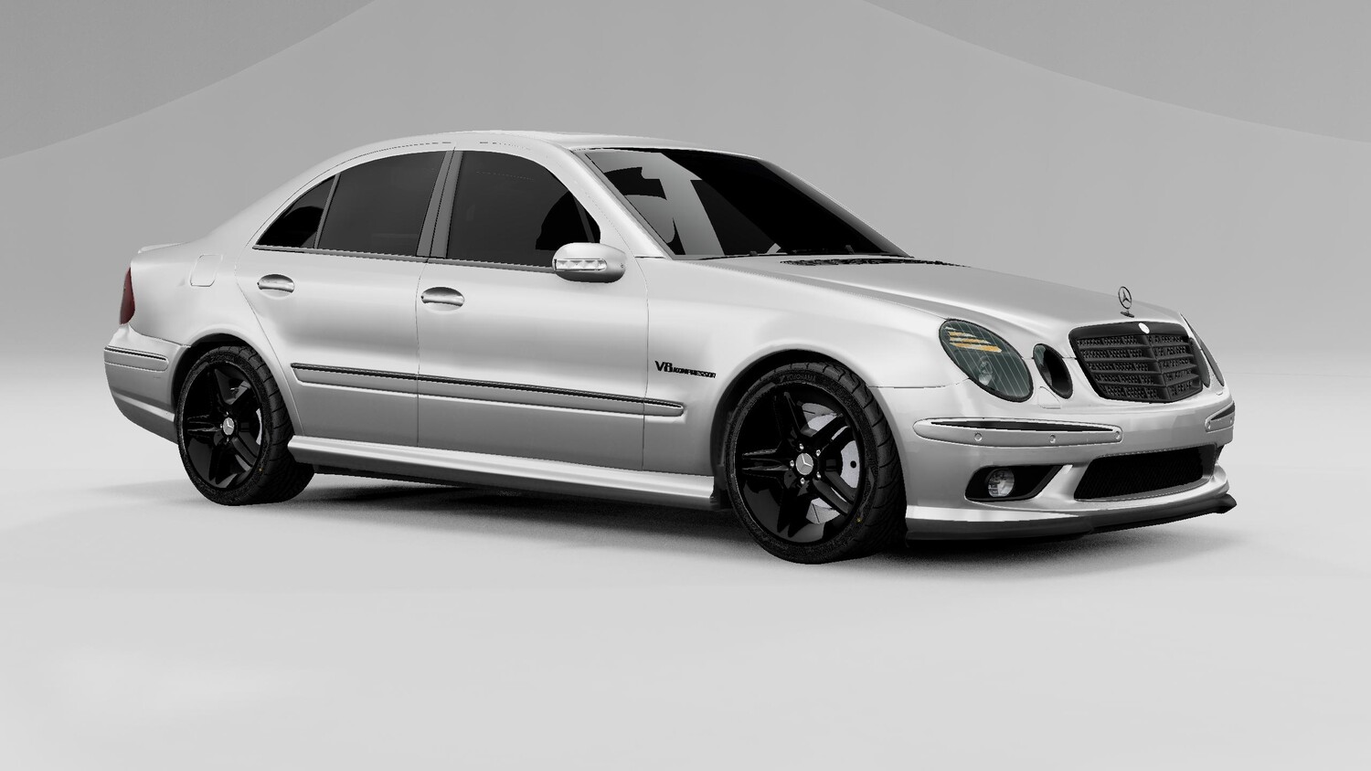 Мод Mercedes-Benz E55 AMG v1.0 (0.38.x) ДЛЯ BEAMNG.DRIVE