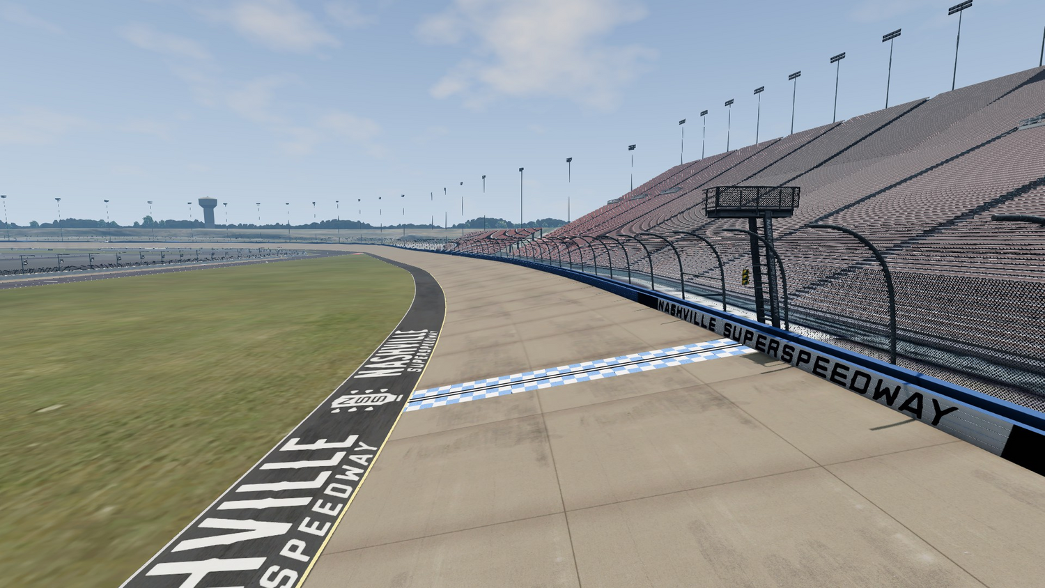 Мод Карта Nashville Superspeedway v1.0 (0.38.x) ДЛЯ BEAMNG.DRIVE