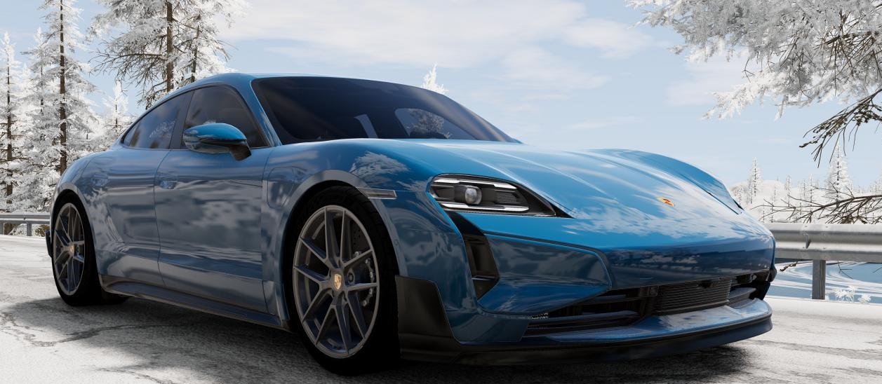 Мод Porsche Taycan v2.1 (0.38.x) ДЛЯ BEAMNG.DRIVE