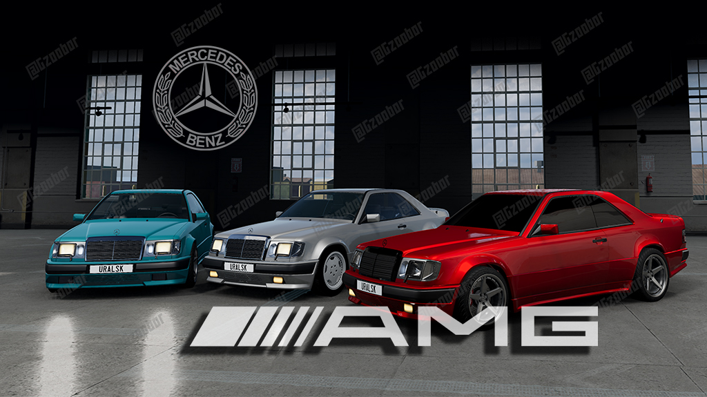 Мод Mercedes-Benz W124 Coupe v1.0 (0.38.x) ДЛЯ BEAMNG.DRIVE