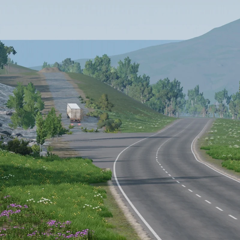 Мод Карта Monteagle Trucking Map v1.01 (0.38.x) ДЛЯ BEAMNG.DRIVE