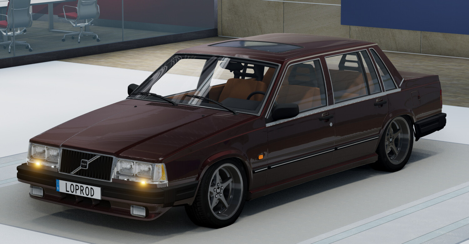 Мод Volvo 740 Pack 1984-1992 v1.0 (0.38.x) ДЛЯ BEAMNG.DRIVE