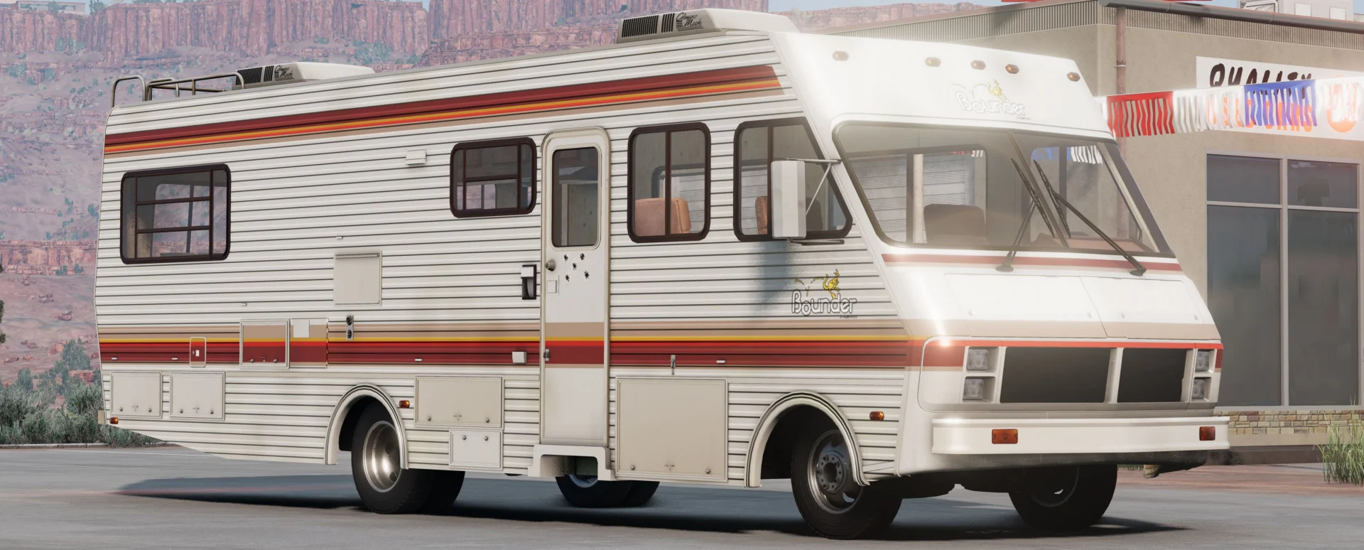 Мод Fleetwood Bounder 1987 - Breaking Bad RV v1.0 (0.38.x) ДЛЯ BEAMNG.DRIVE