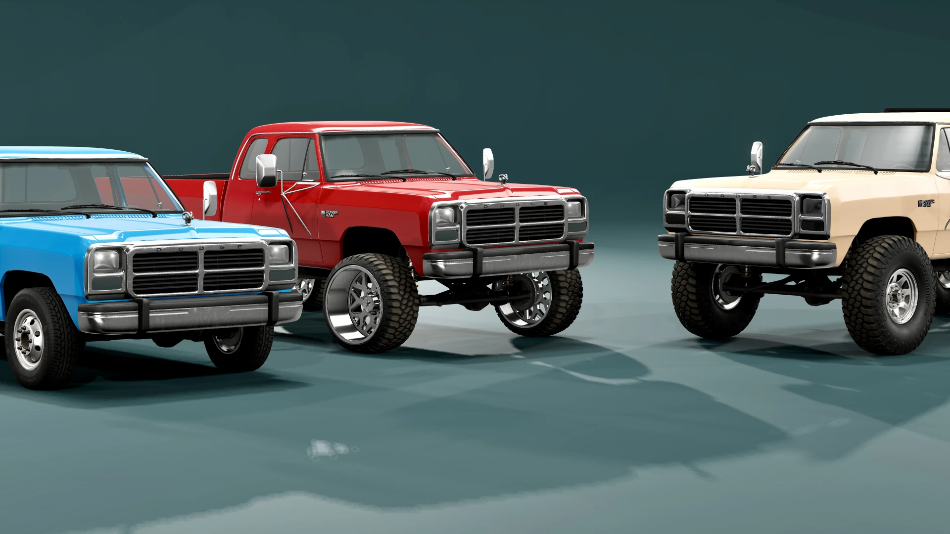 Мод Dodge Power Ram 1st Gen v4.1 (0.38.x) ДЛЯ BEAMNG.DRIVE