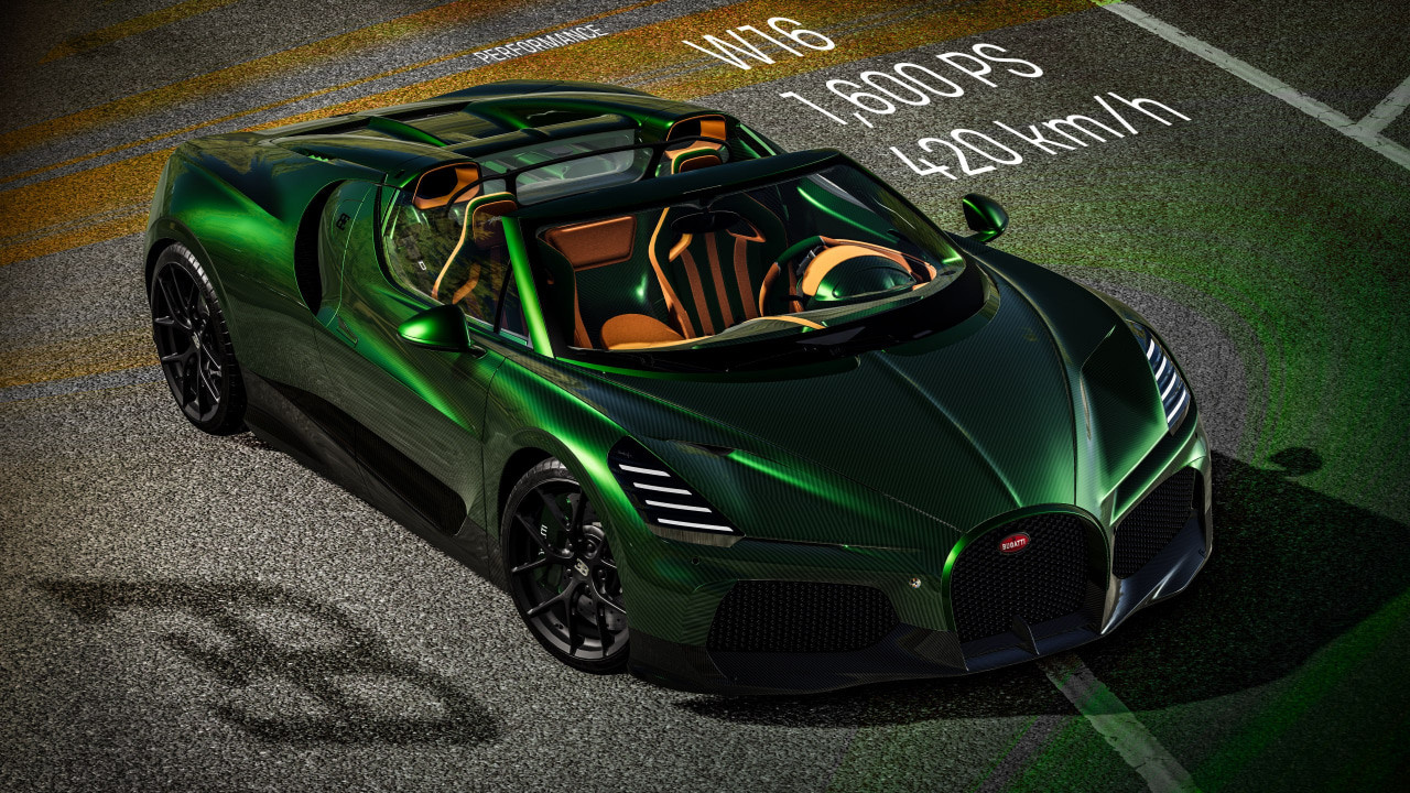 Мод Bugatti Mistral v1.0 (0.38.x) ДЛЯ BEAMNG.DRIVE