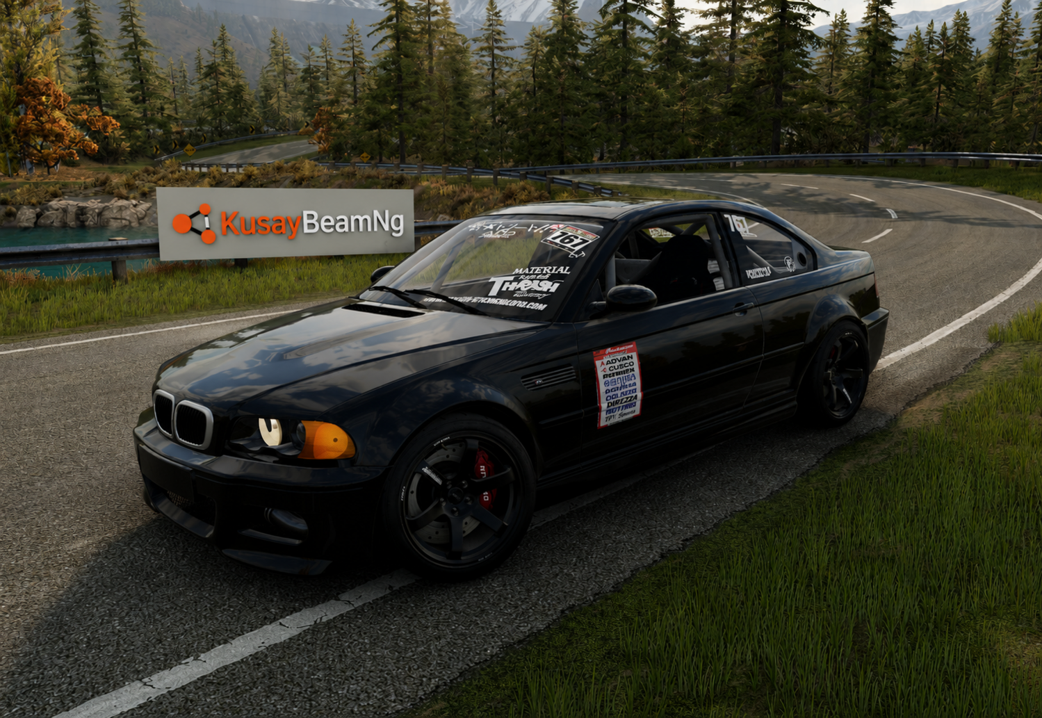 Мод BMW E46 3-Series Pro Drift v1.0 (0.38.x) ДЛЯ BEAMNG.DRIVE