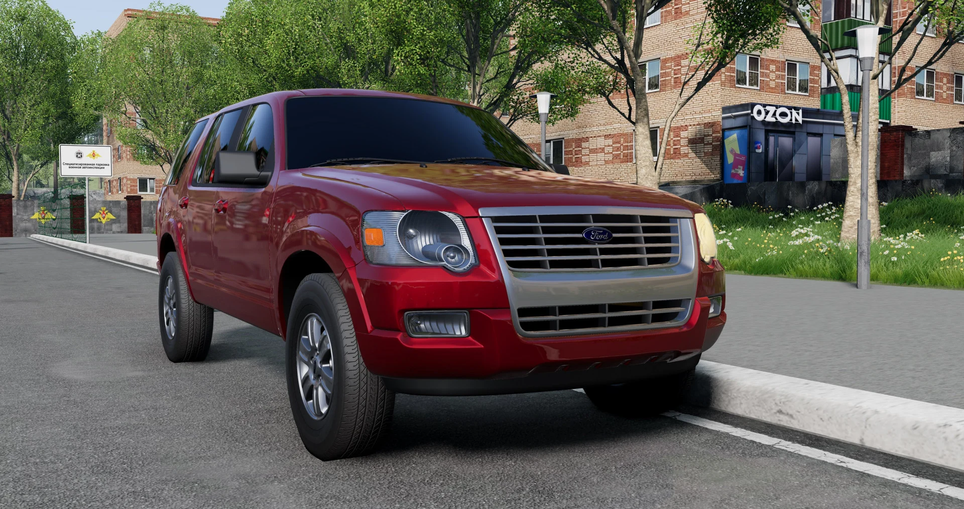 Мод Ford Explorer 2009 v1.0 (0.38.x) ДЛЯ BEAMNG.DRIVE