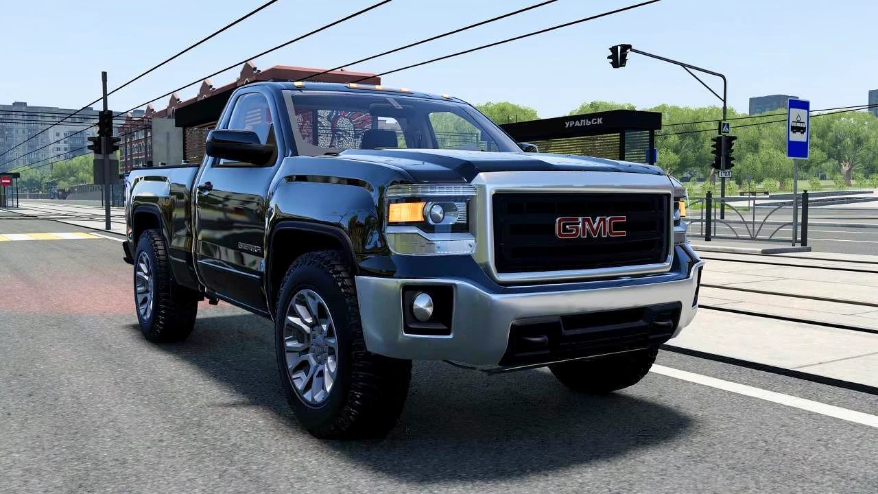 Мод GMC Sierra 2015-2017 v1.2 (0.38.x) ДЛЯ BEAMNG.DRIVE