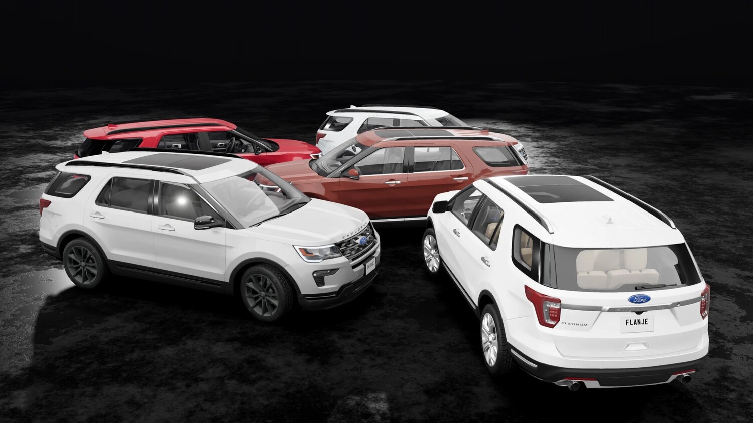 Мод Ford Explorer 2016-2019 v1.0 (0.38.x) ДЛЯ BEAMNG.DRIVE
