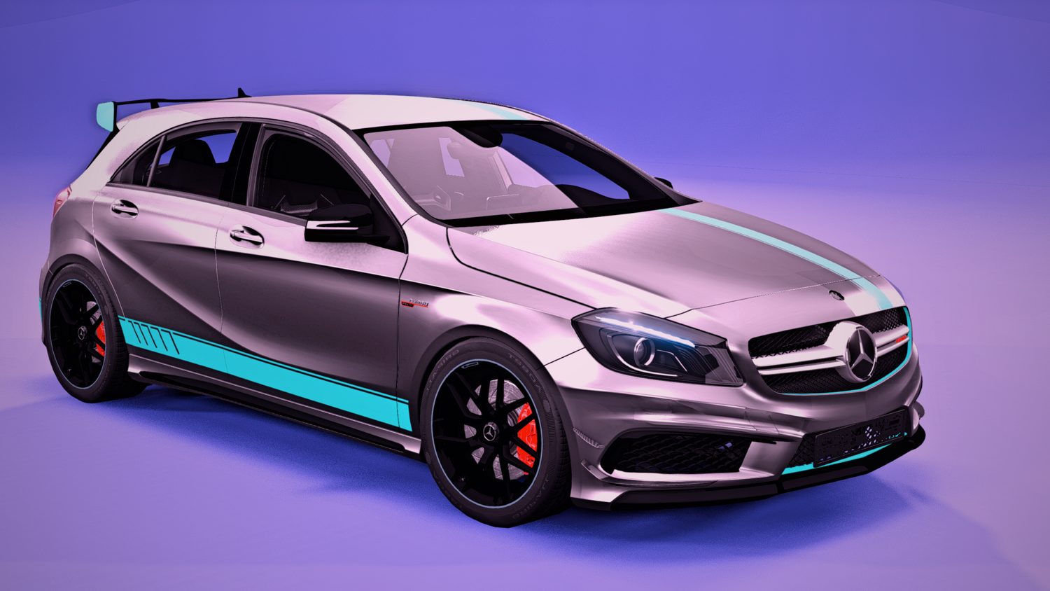 Мод Mercedes-Benz A45 AMG 2014 v1.2 (0.38.x) ДЛЯ BEAMNG.DRIVE