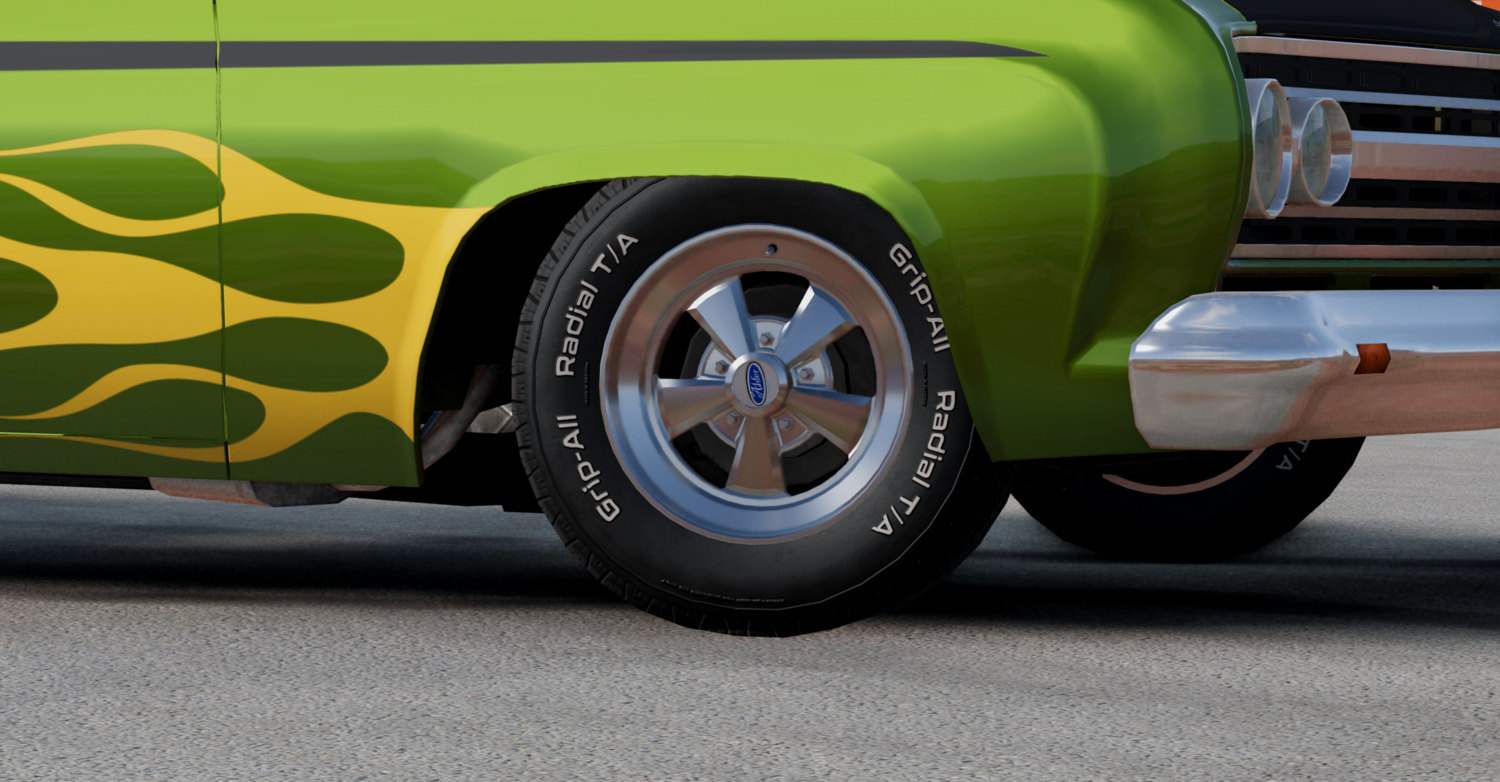 Мод Vintage parts & livery pack - Wheels pack v1.2 (0.38.x) ДЛЯ BEAMNG.DRIVE