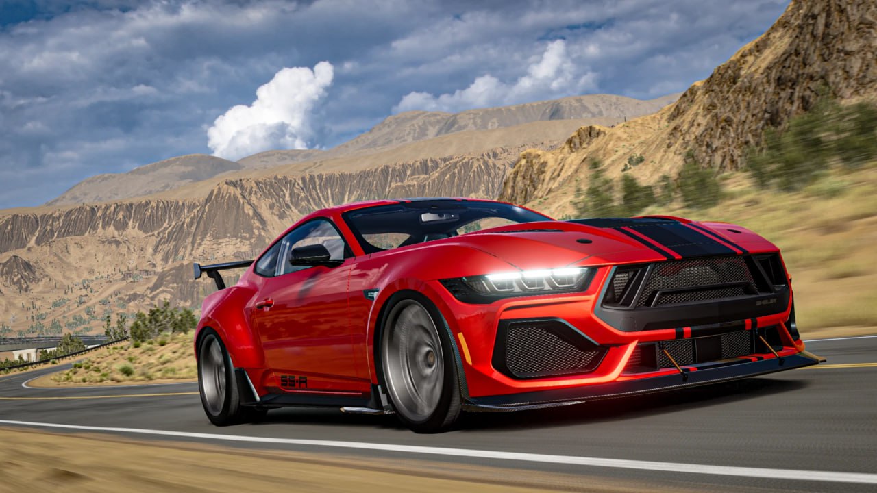 Мод Mustang S650 2025 v2.2 (0.39.x) ДЛЯ BEAMNG.DRIVE