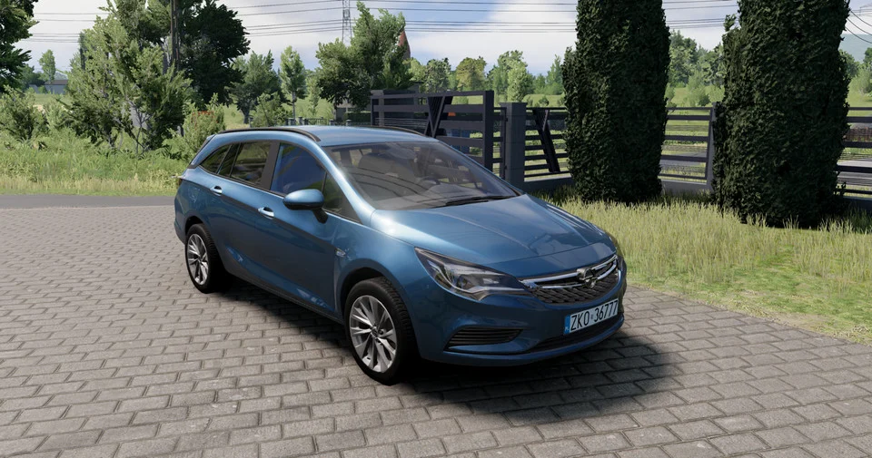 Мод Opel Astra K b16 v2.0 (0.38.x) ДЛЯ BEAMNG.DRIVE