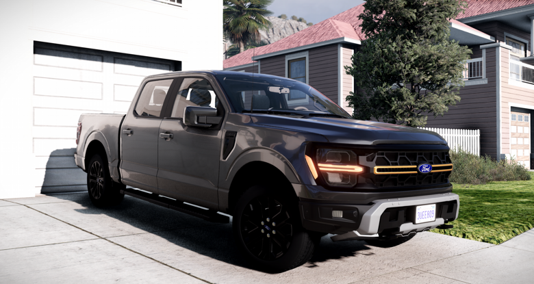 Мод Ford F-150 XL/XLT/STX/Platinum/Lariat/Tremor/Raptor 2024-2026 v2.0 (0.38.x) ДЛЯ BEAMNG.DRIVE