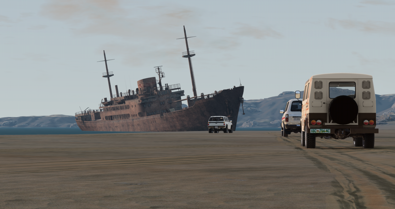 Мод Карта Skeleton Coast v1.22 (0.39.x) ДЛЯ BEAMNG.DRIVE