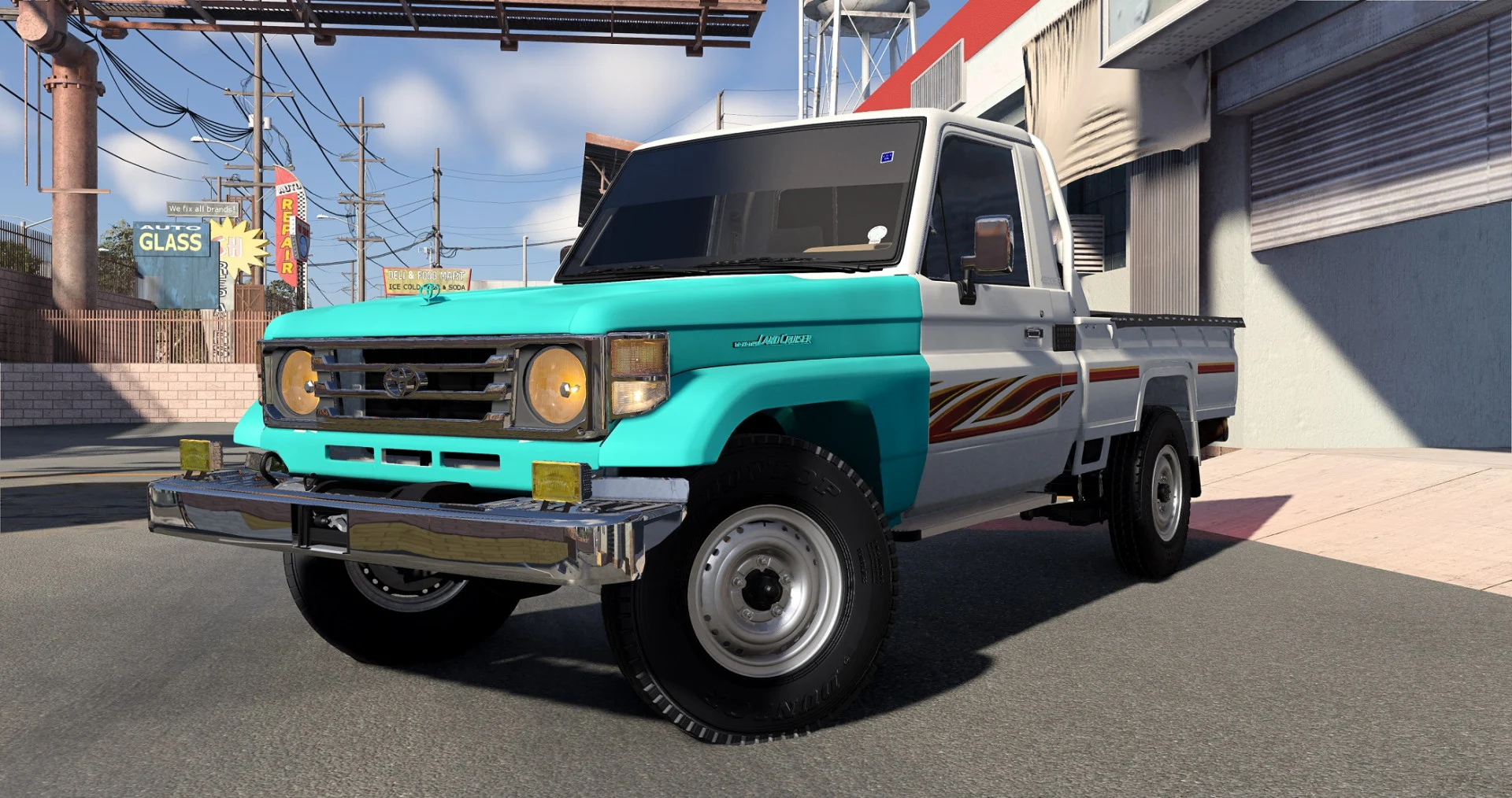 Мод Toyota Land Cruiser 70 v1.0 (0.39.x) ДЛЯ BEAMNG.DRIVE