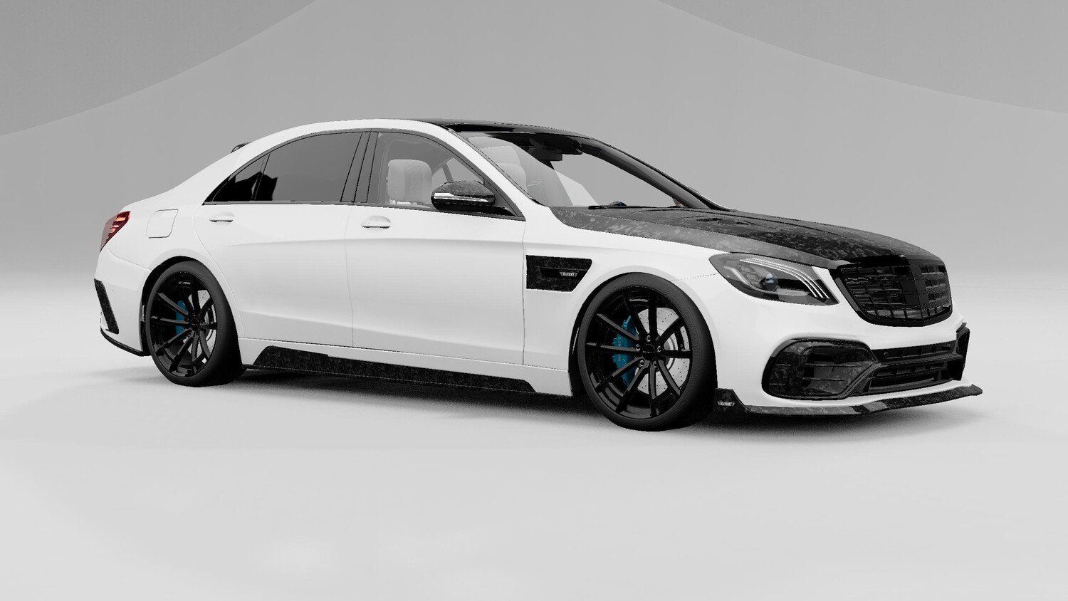 Мод Mercedes-Benz S-Class W222 v1.0 (0.38.x) ДЛЯ BEAMNG.DRIVE
