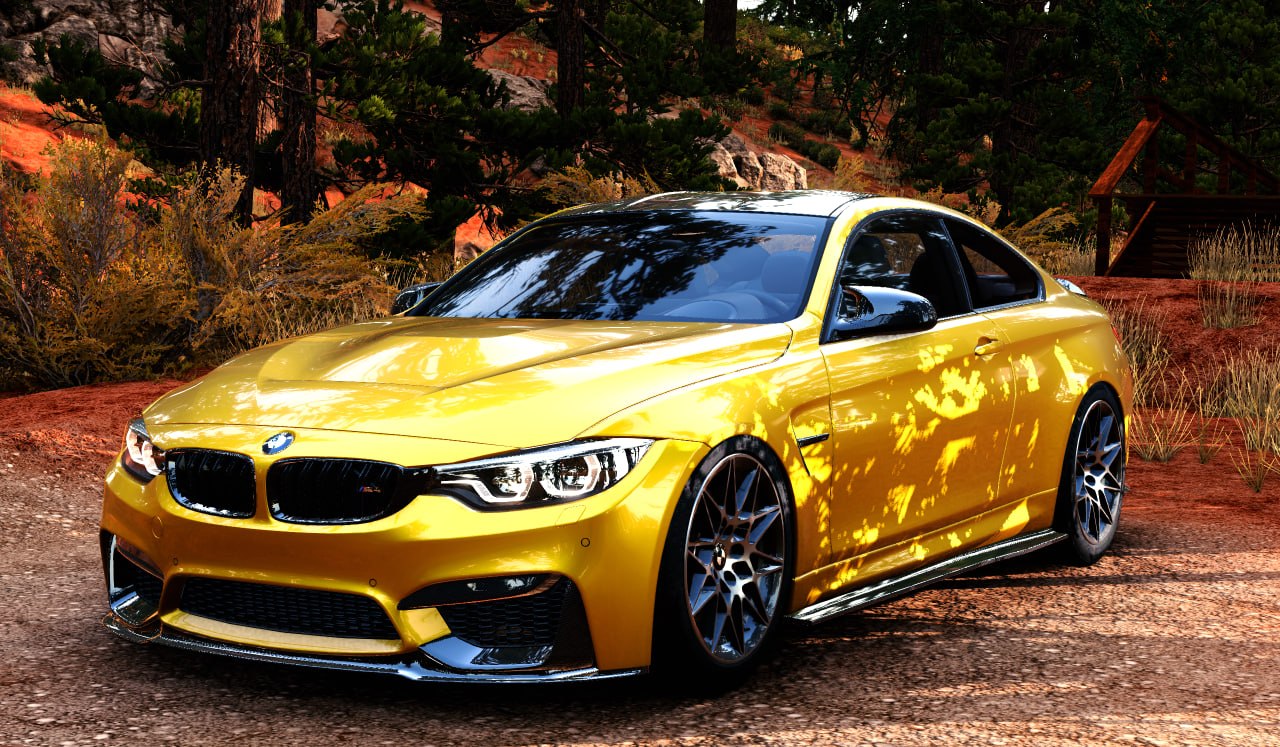 Мод BMW M4 F82 2015-2020 v1.0 (0.38.x) ДЛЯ BEAMNG.DRIVE