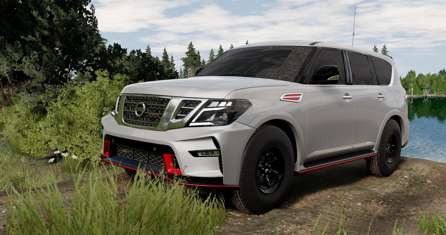 Мод Nissan Patrol Nismo UAE4 2018 v1.0 (0.39.x) ДЛЯ BEAMNG.DRIVE
