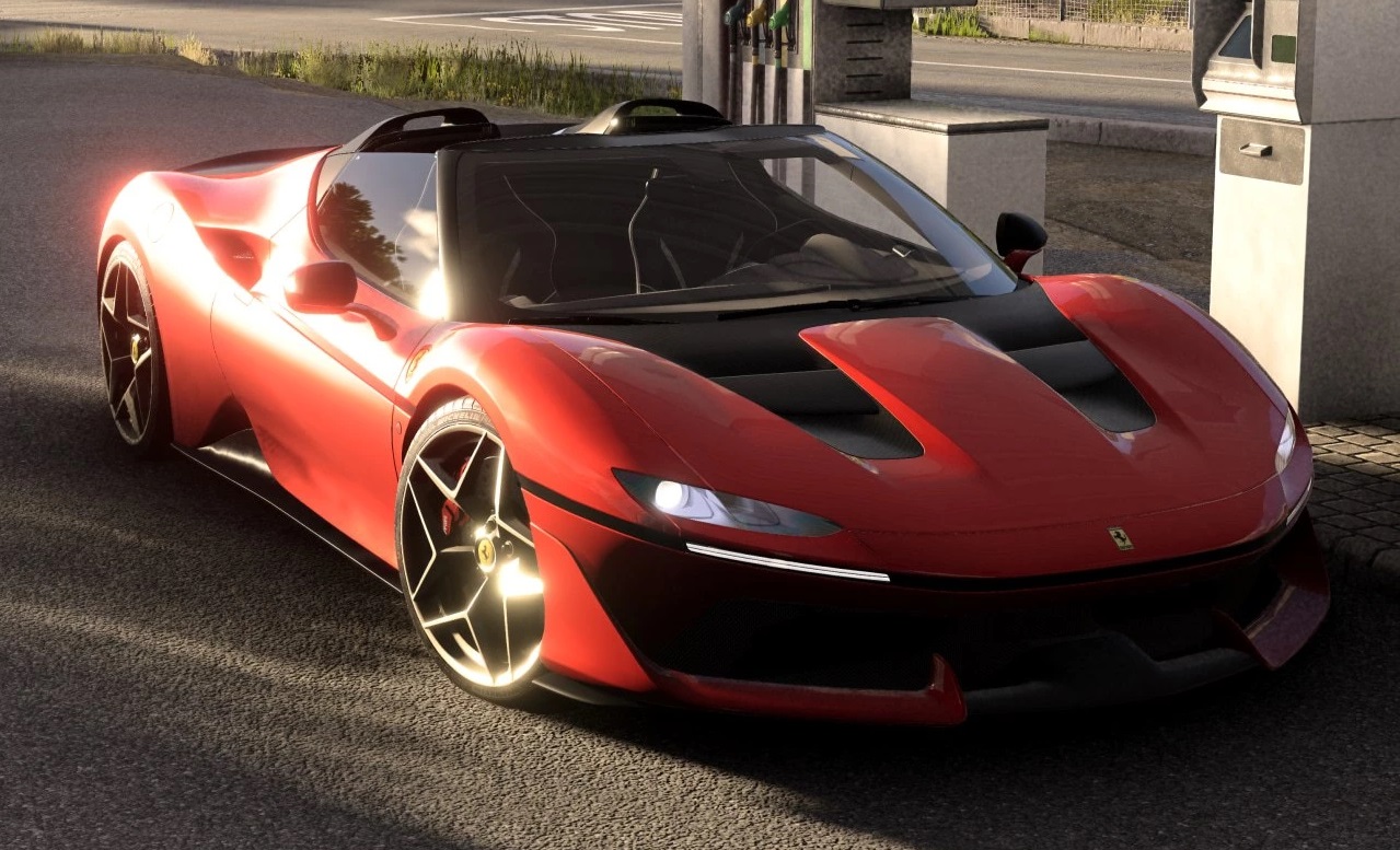Мод Ferrari J50 v1.0 (0.39.x) ДЛЯ BEAMNG.DRIVE