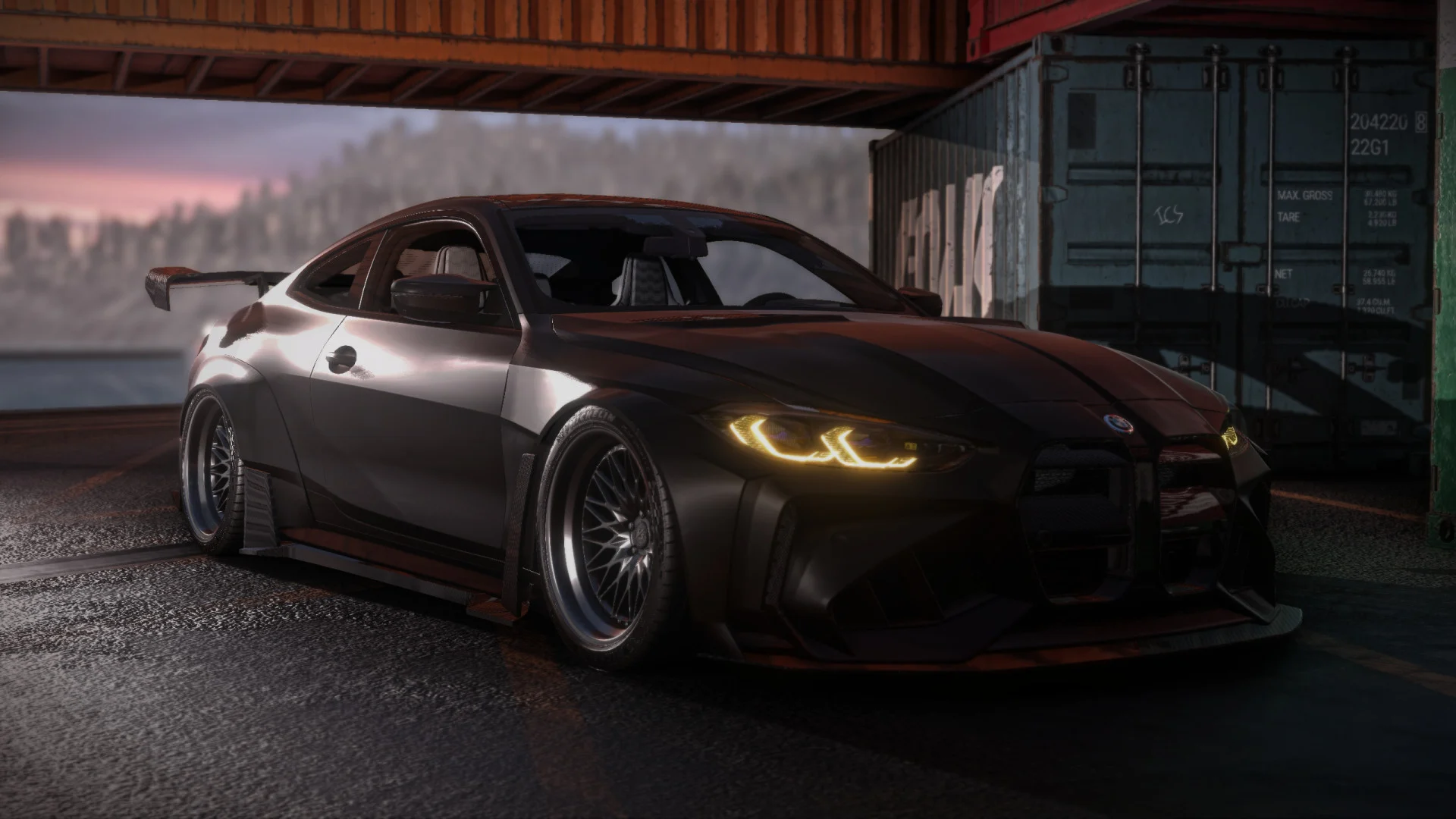 Мод BMW G82 M4 RR v1.7 (0.39.x) ДЛЯ BEAMNG.DRIVE