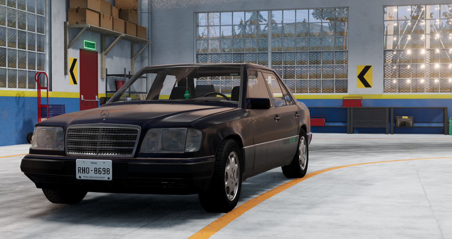Мод Mercedes-Benz W124 1980-1990s Pack v2.1 (0.39.x) ДЛЯ BEAMNG.DRIVE