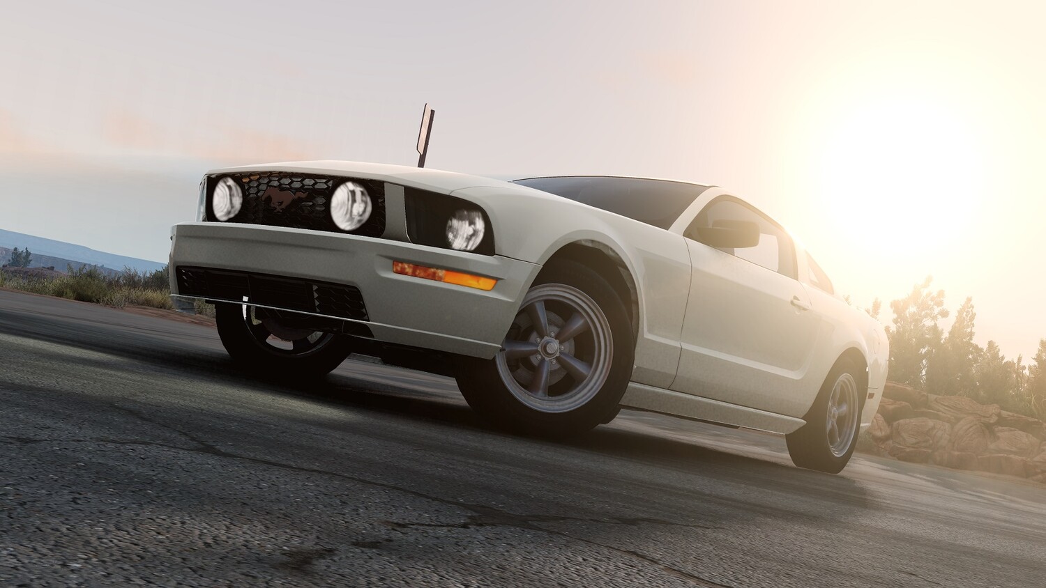 Мод Ford Mustang GT S197 (2005-2009) v2.0 (0.39.x) ДЛЯ BEAMNG.DRIVE