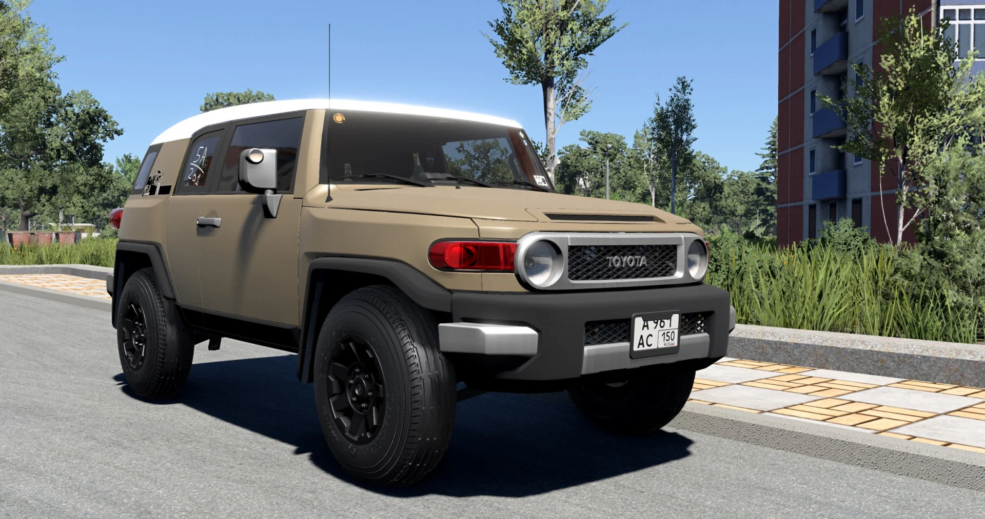 Мод Toyota FJ Cruiser 2022 v1.0 (0.39.x) ДЛЯ BEAMNG.DRIVE