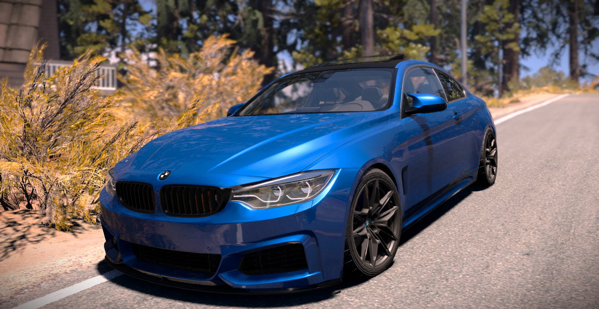 Мод BMW 4-Series F32 v1.4 (0.39.x) ДЛЯ BEAMNG.DRIVE