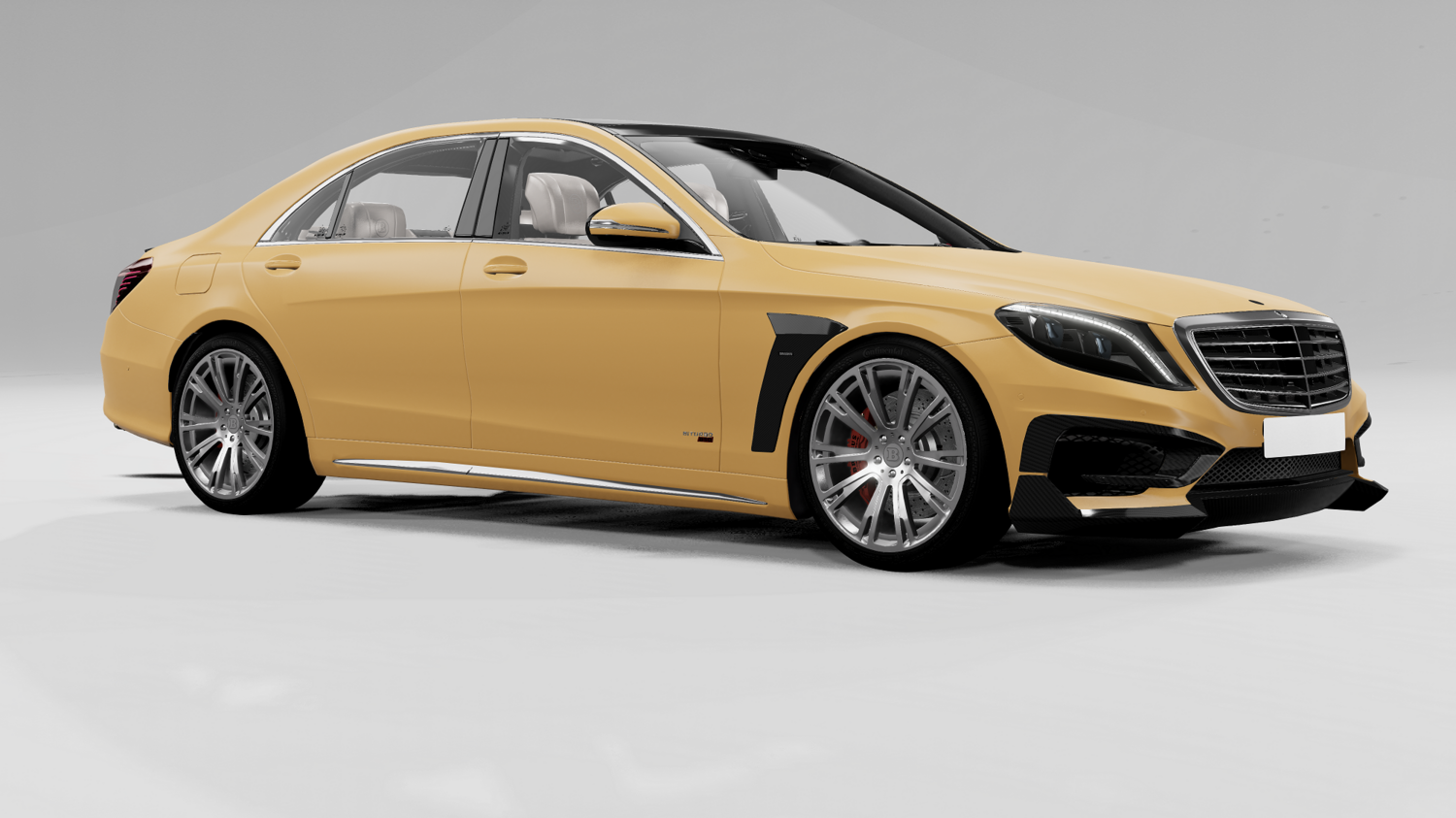 Мод Mercedes-Benz S-Class W222 v1.0 Fix (0.39.x) ДЛЯ BEAMNG.DRIVE