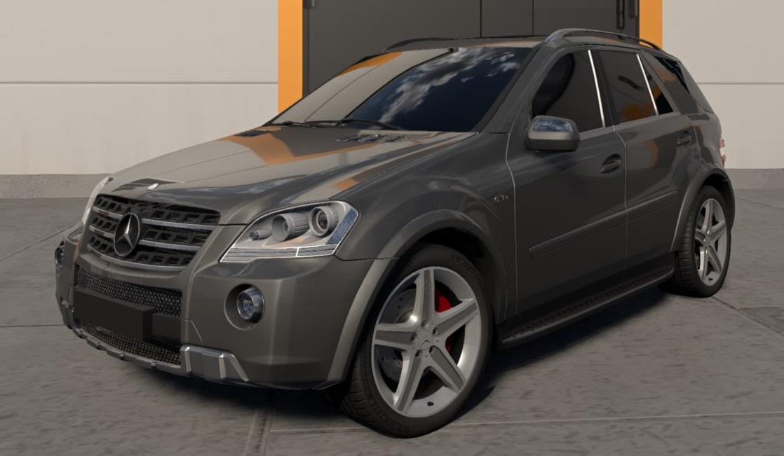 Мод Mercedes-Benz M-Class W164 v1.5 (0.39.x) ДЛЯ BEAMNG.DRIVE