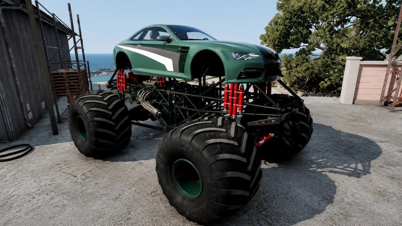 Мод Universal Monster Frame v4.1.1 (0.39.x) ДЛЯ BEAMNG.DRIVE