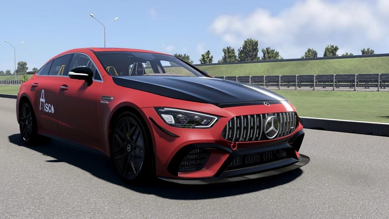 Мод Mercedes-Benz GT X290 Asco v1.0 (0.39.x) ДЛЯ BEAMNG.DRIVE