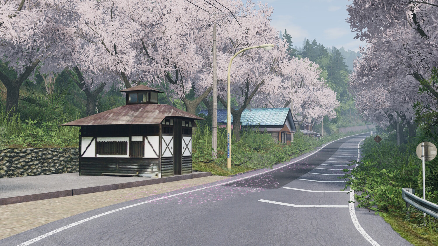 Мод Карта Sadamine Pass - Touge v1.4 (0.39.x) ДЛЯ BEAMNG.DRIVE