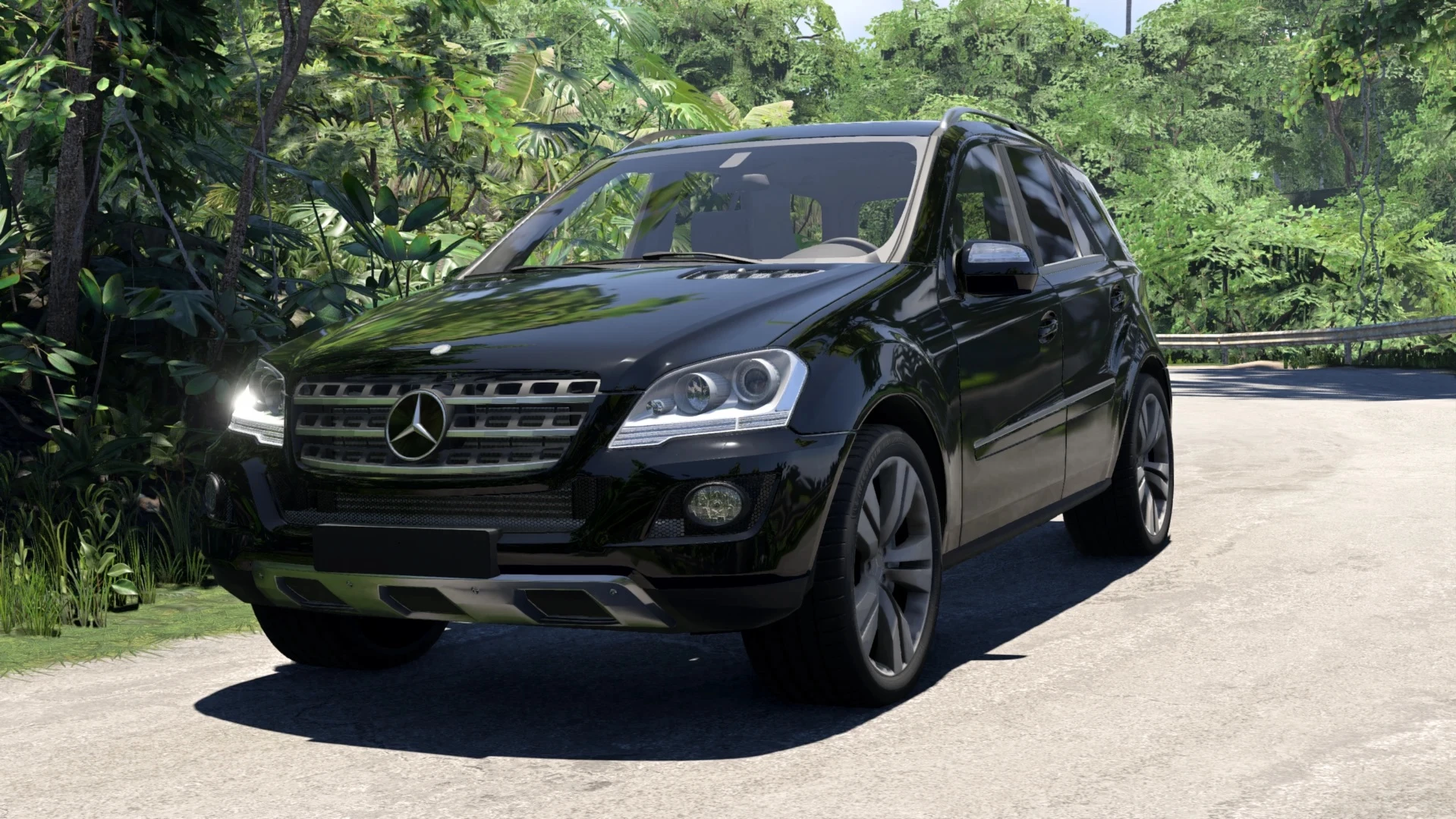 МОД Mercedes-Benz M-Class W164 v1.9 (0.39.x) ДЛЯ BEAMNG.DRIVE