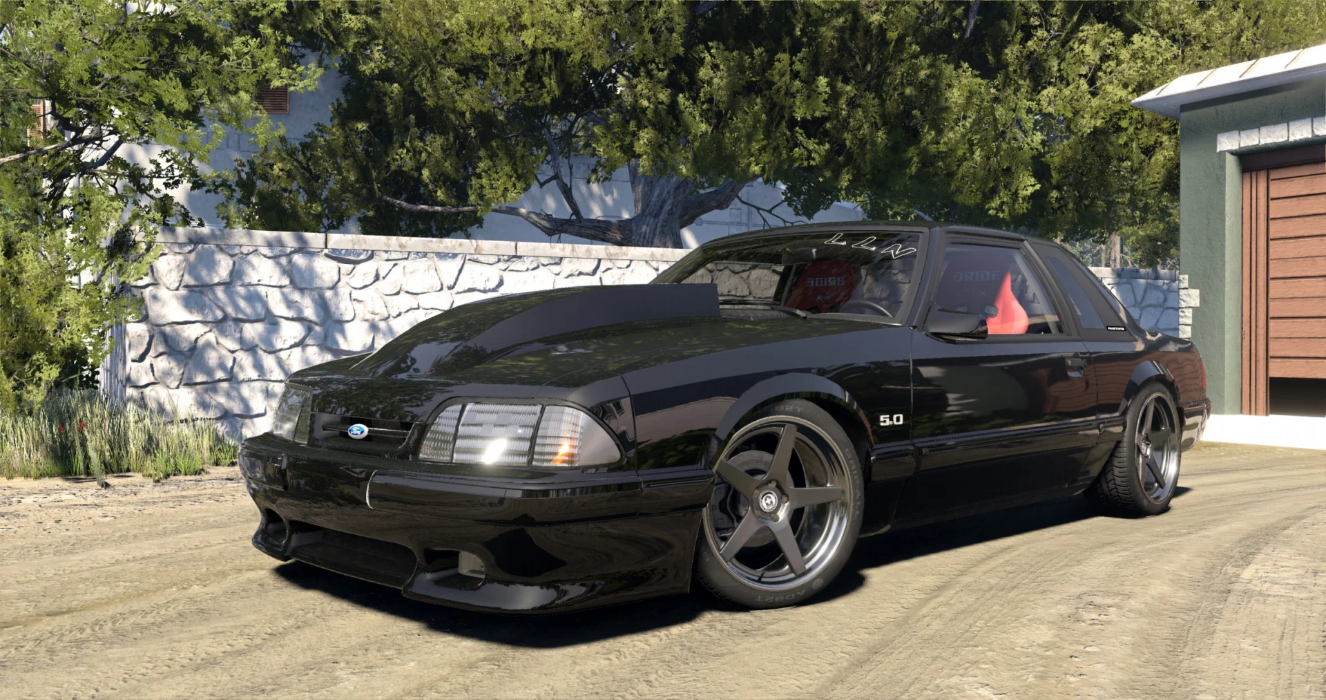 МОД Ford Mustang Fox Body Notchback v2.4 (0.39.x) ДЛЯ BEAMNG.DRIVE