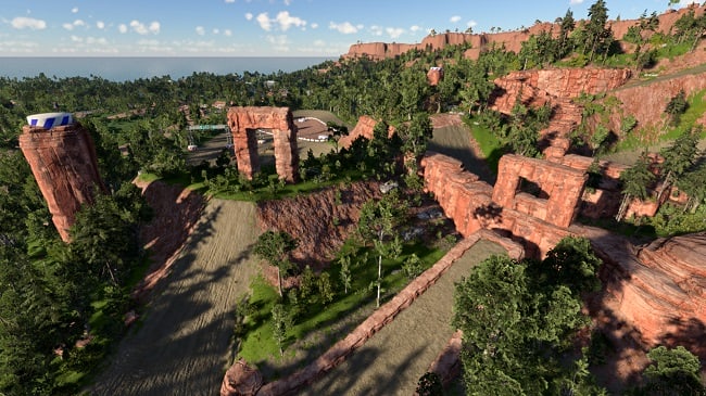 МОД Карта Goblin Valley Rally v1.04 (0.39.x) ДЛЯ BEAMNG.DRIVE