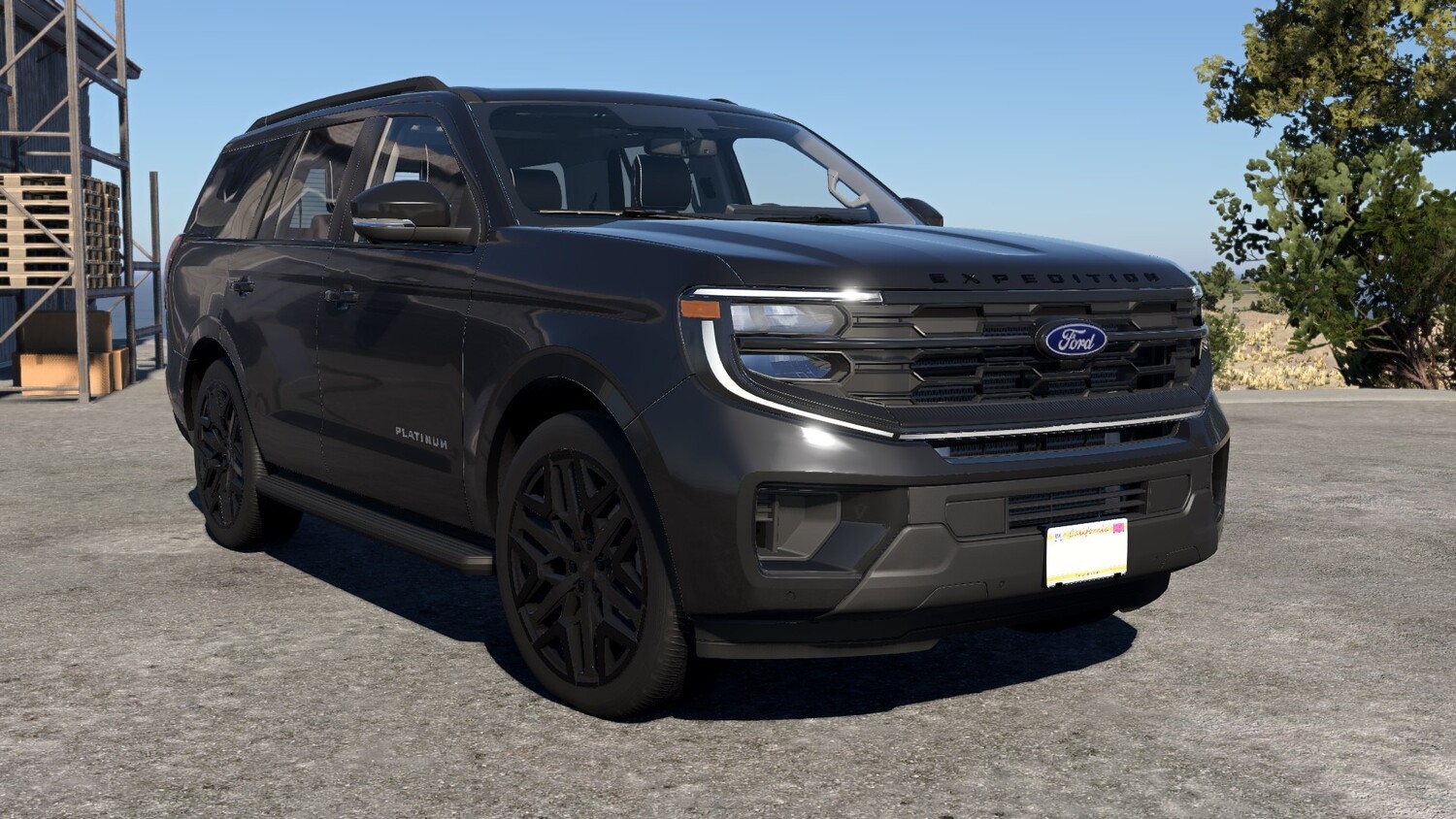 МОД Ford Expedition U717 2025-Present v1.0 (0.39.x) ДЛЯ BEAMNG.DRIVE