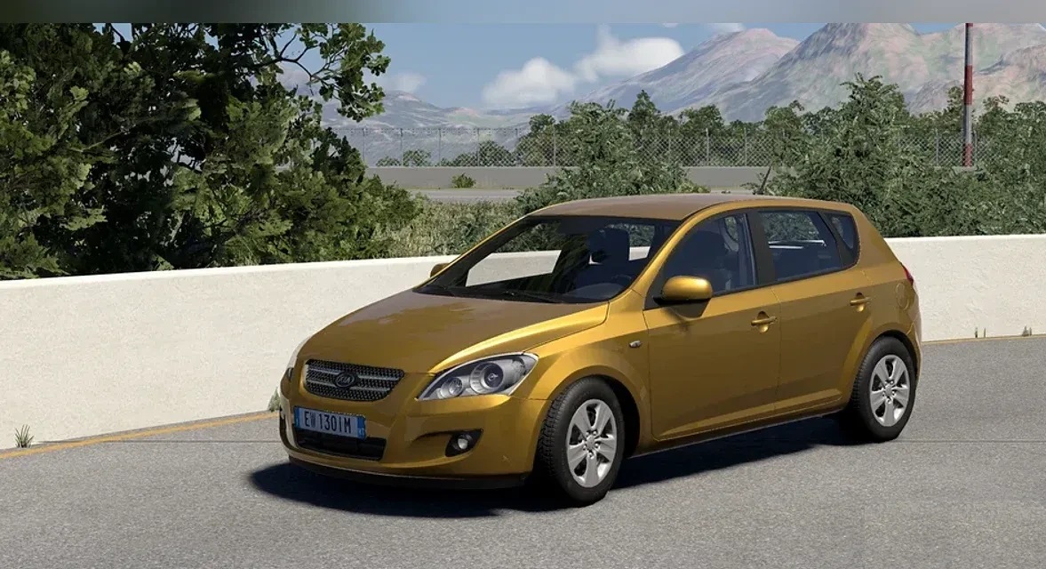 МОД Kia Ceed (ED) 2006–2012 v2.2 (0.39.x) ДЛЯ BEAMNG.DRIVE