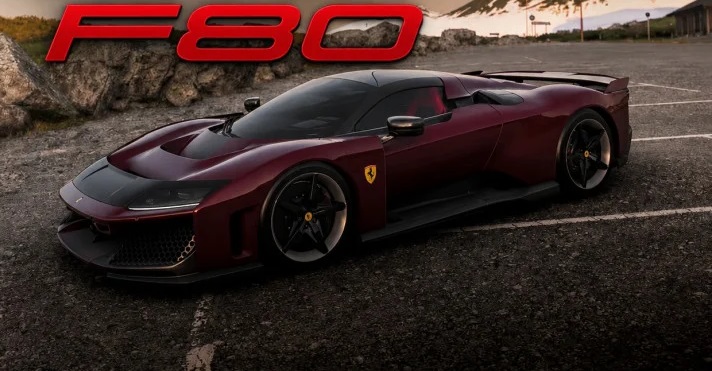 МОД Ferarri F80 v1.2 (0.39.x) ДЛЯ BEAMNG.DRIVE