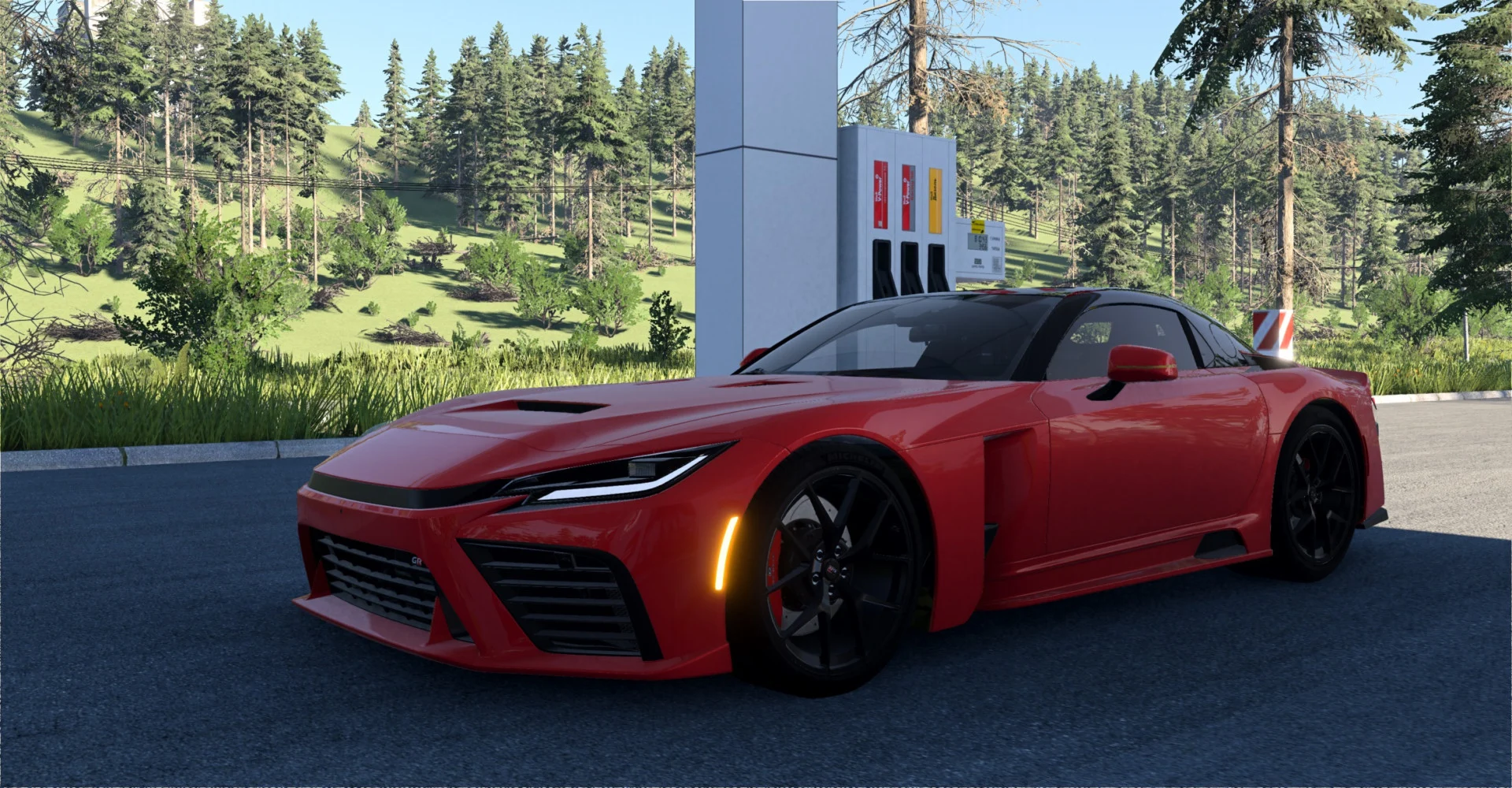 МОД Toyota GR GT v1.0 (0.39.x) ДЛЯ BEAMNG.DRIVE