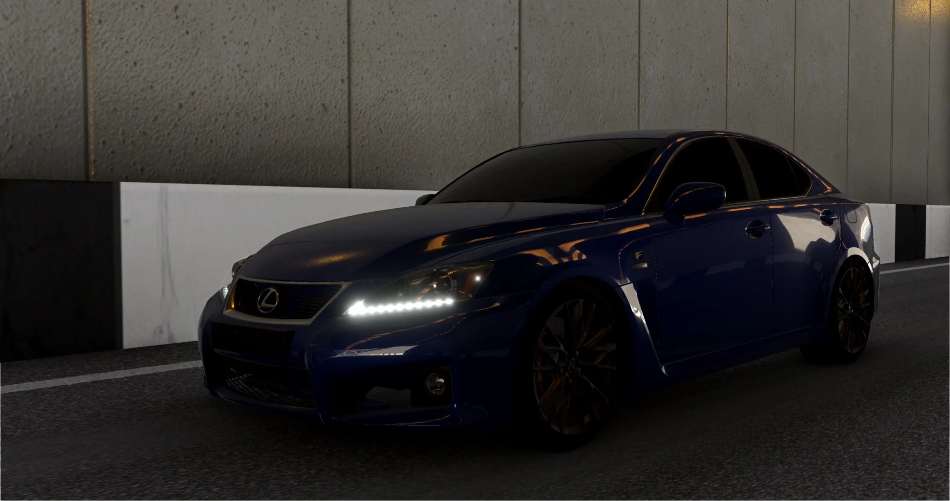 МОД Lexus IS F v1.0 Fix (0.39.x) ДЛЯ BEAMNG.DRIVE